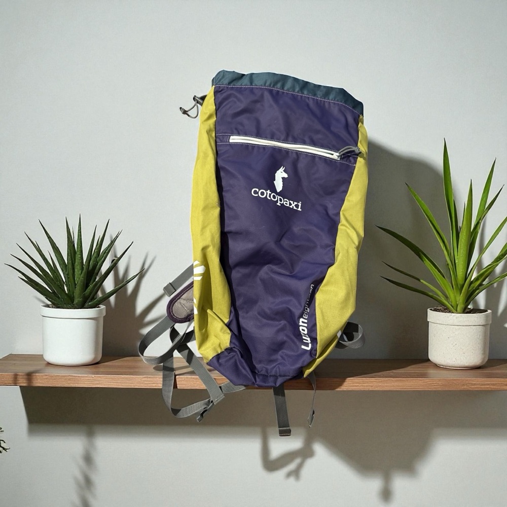 Cotopaxi Luzon Eighteen 18 L Del Dia Pack Daypack Backpack Unisex Purple Green
